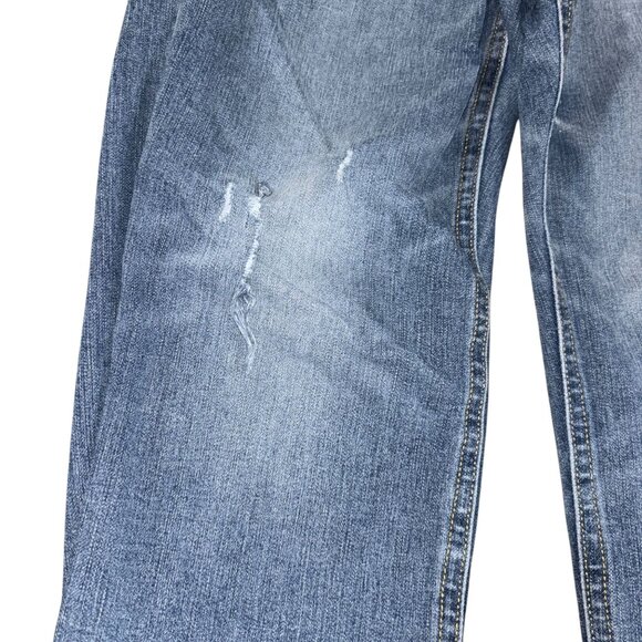 No Boundaries Men's 30x32 Distressed Front/Knee Holes Jeans - Picture 2 of 5